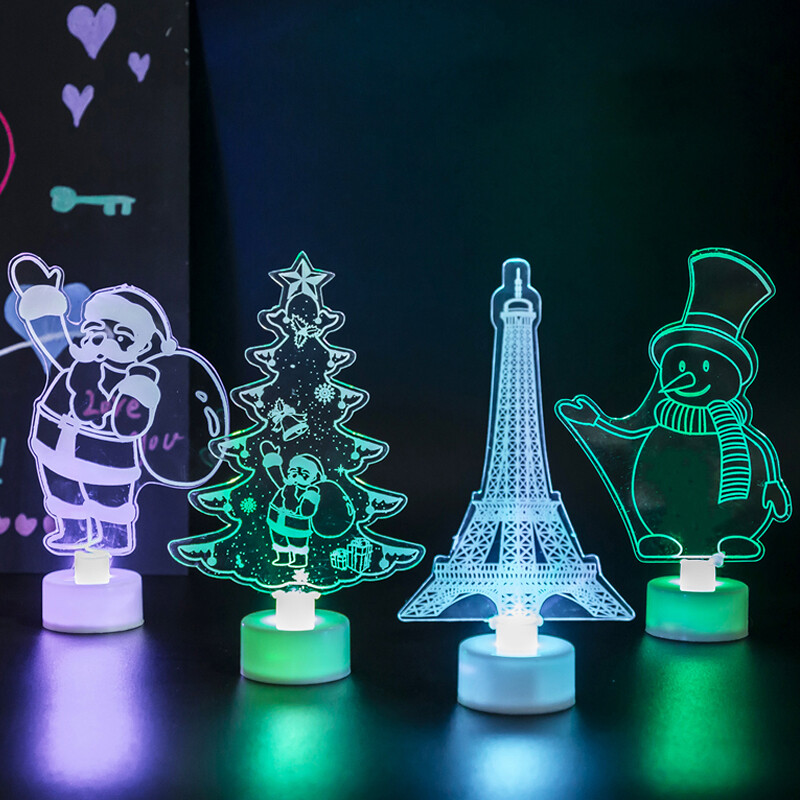 【Lightingeverthing】Christmas Đèn Ngủ LED Người Tuyết Ông Già Noel Giáng Sinh Trang Trí Cây Giáng Sinh Trang Trí, Để Trang Trí Nhà Navidad Đồ Trang Trí Giáng Sinh Năm Mới