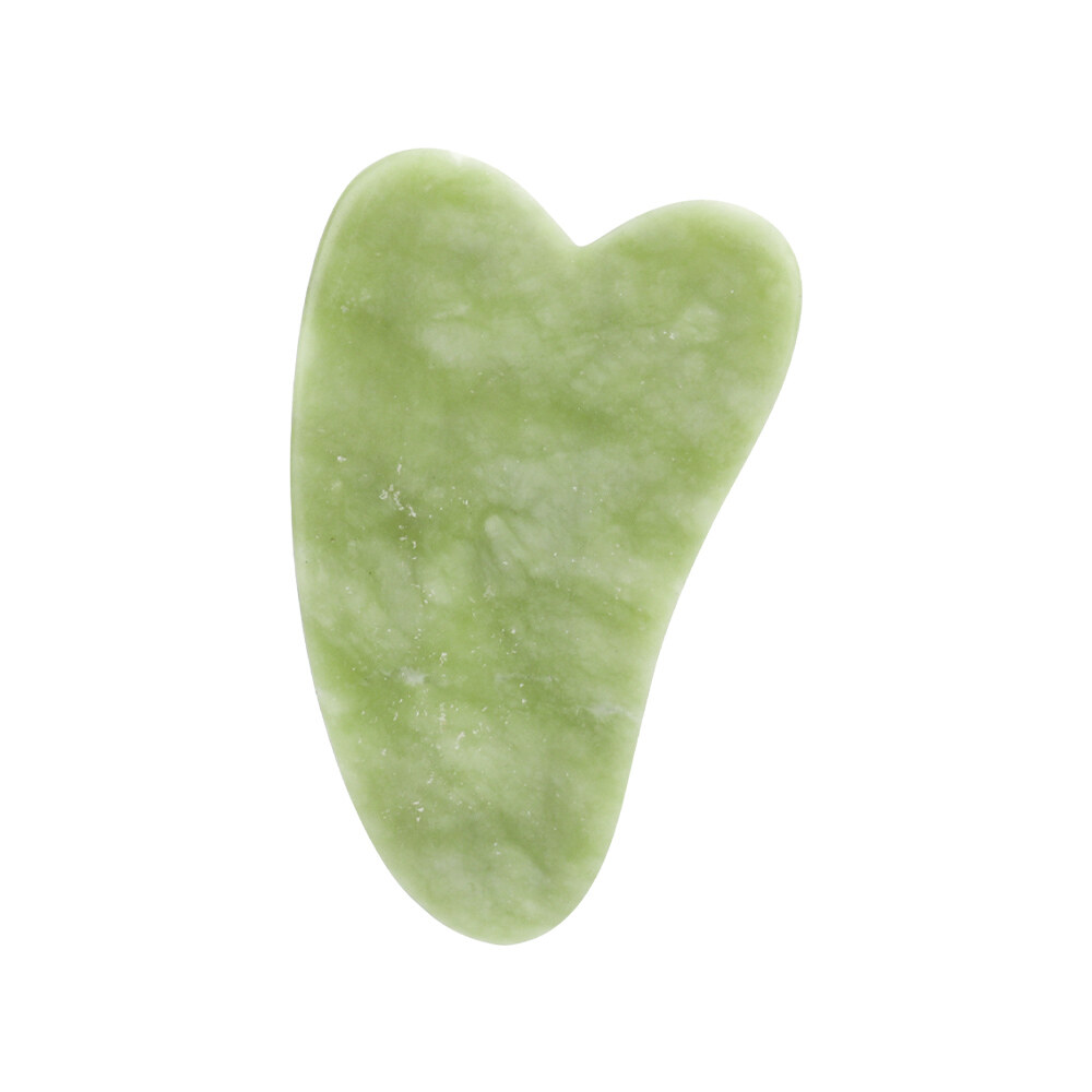 DECINIEE 1 Pcs Natural Xiuyu Double Heads Jade Roller Guasha Board Scraper Massager Facial Jade Roller Set Eyes Face-lift Massage Neck Thin