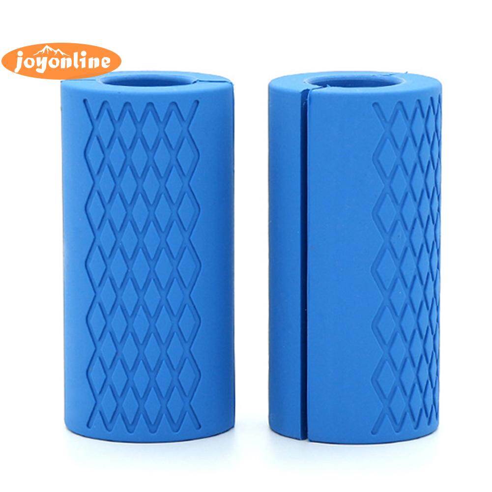 Pull Up Weightlifting Support Silicone Protect Pad 2pcs Thick Dumbbell Fat Barbell Grips Bar Handle