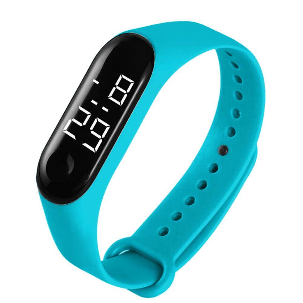 In Stock Waterproof Unisex LED Electronic Touch Sensor Watches New Fashion Sports Wristwatch Student School Gift