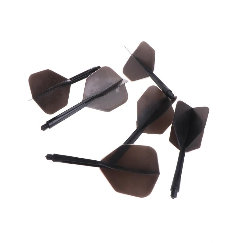 Darts6 pcs/set Plastic Darts Tail Professional Dart Flights 2BA Screw