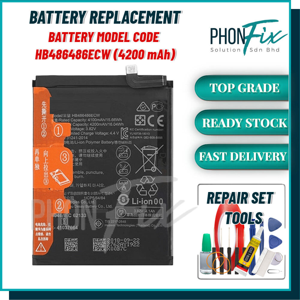 HUAWEI MATE 20 PRO P30 PRO BATTERY HB486486ECW (4200mAH) BATTERY