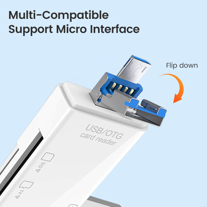 OLAF OTG SD Card Reader Flash Drive Smart Memory Card Reader Type C Cardreader Type C Adapter USB2.0 TF Card Adapter Micro