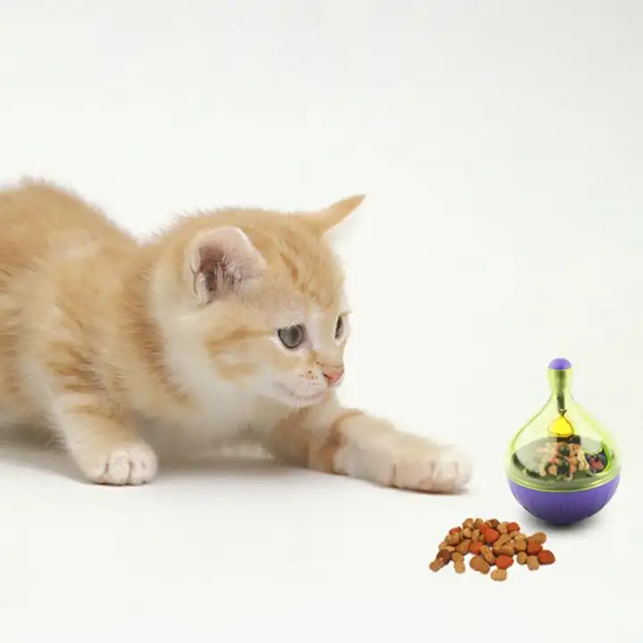 Cat Toys Interactive Cat Toy Pet Cat Dog Feeder Food Dispenser
