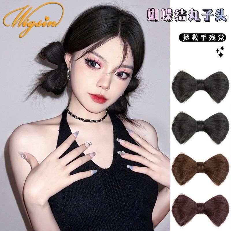 Tóc giả Nữ Nơ Tóc Búi Tóc Mở Rộng Tóc Dễ Thương Cho Bé Gái