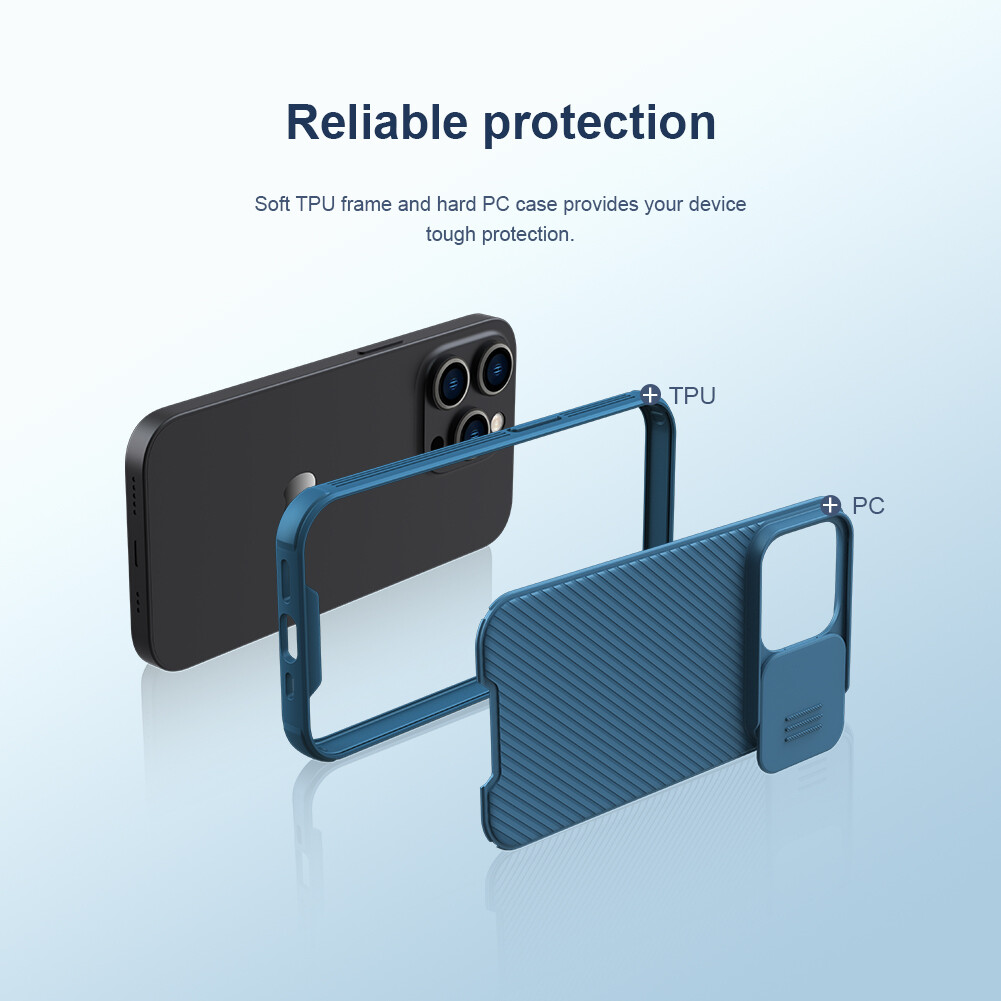 Nillkin Ốp Trượt MagSafe Bảo Vệ Máy Ảnh Ốp Lưng Chống Sốc Cho iPhone 14 Plus 14 Pro Max 13 Ốp Điện Thoại Từ Tính CamShield Pro