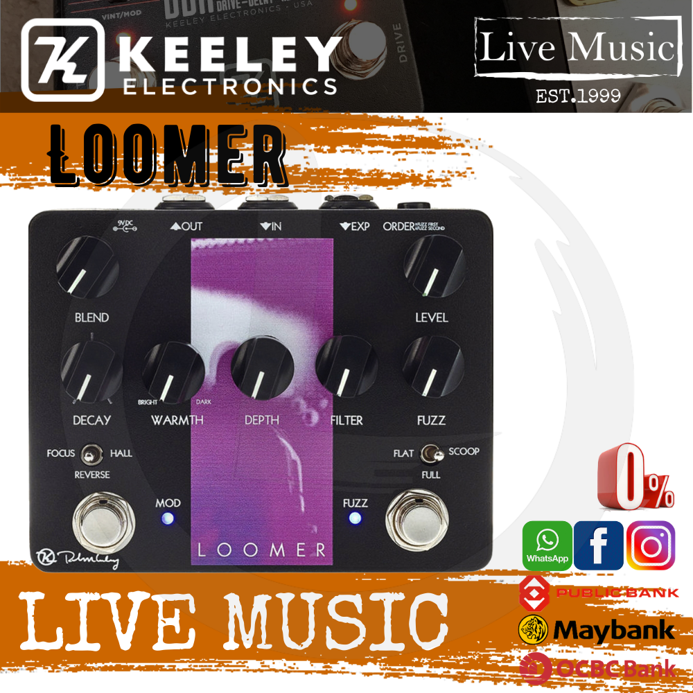 Keeley Loomer Workstation Guitar Effects Pedal Lazada