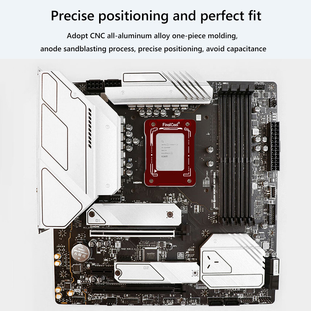 FinalCool CNC CPU Bending Correction Fixing Buckle for LGA1700-BCF Intel Gen 12