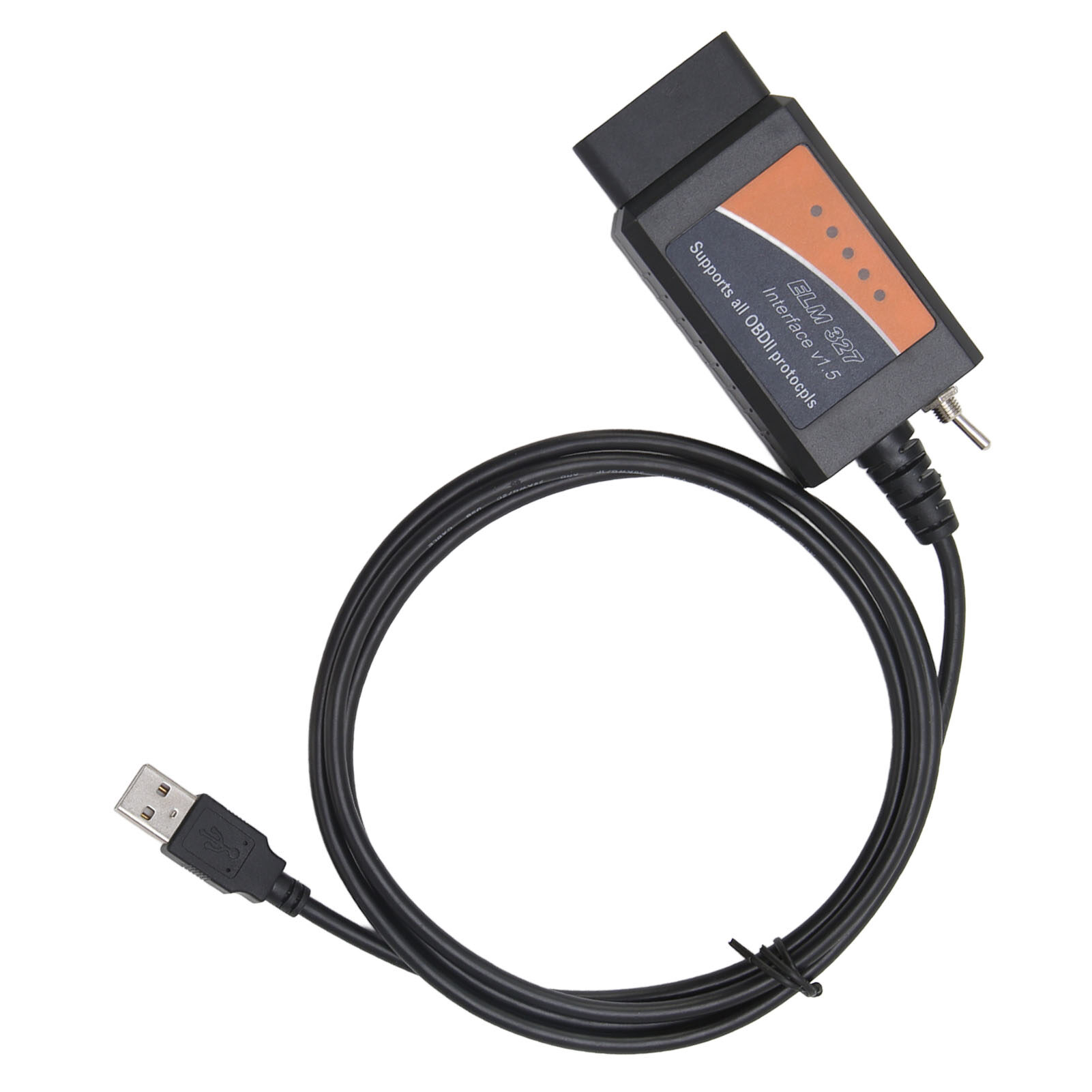 OBD2 USB Adapter for ELM327 Code Reader Scanner Diagnostic Cable for FORScan FoCCCus
