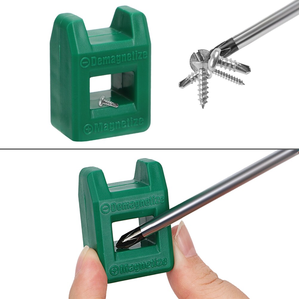 [Ready] Portable Mini Screwdriver Bits Special Quickly Demagnetizer Magnetizer Tool
