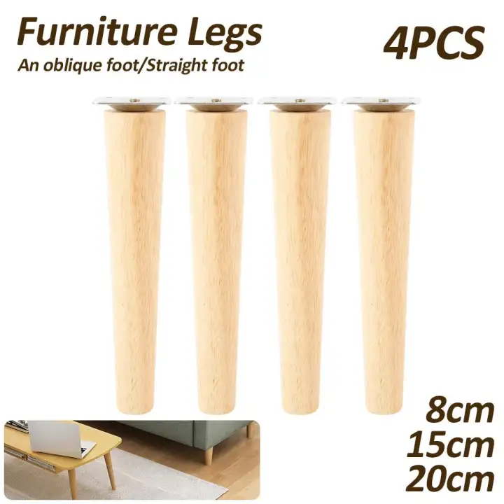 Practical 4 Wooden Furniture Legs Can Be Used For Sofa Bench Bed Carpet Lazada Singapore Practical 4 Wooden Furniture Legs Can, 4 Foot Sofa