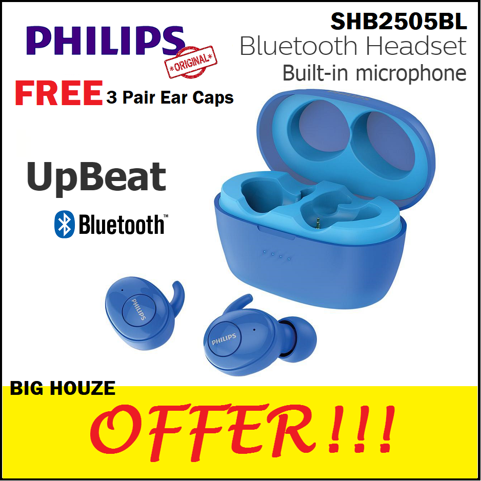 Philips upbeat shb2505 discount blue