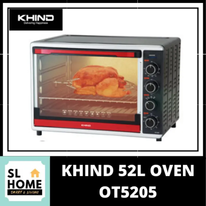 Khind Electric Oven Ot5205 Ot52r 52 Litres Capacity Lazada