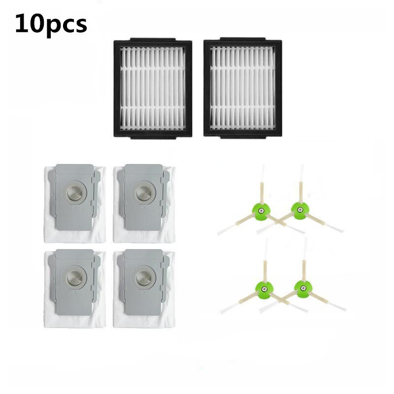 Dust bag Spare parts For iRobot Roomba i7 +/i7 Plus E5 E6 E7 Sweeping Robot Vacuum Cleaner Main roller brush, Side Brush, filter Accessories
