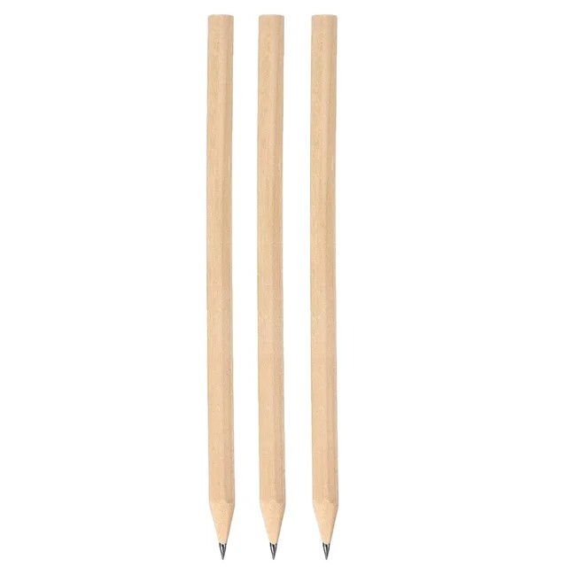 10Pcs Long Hexagon Pencils Mini Wood Pencils Graphite Stationery Sketch Pencil Bulk Student School Home Drawing Writing Supplies