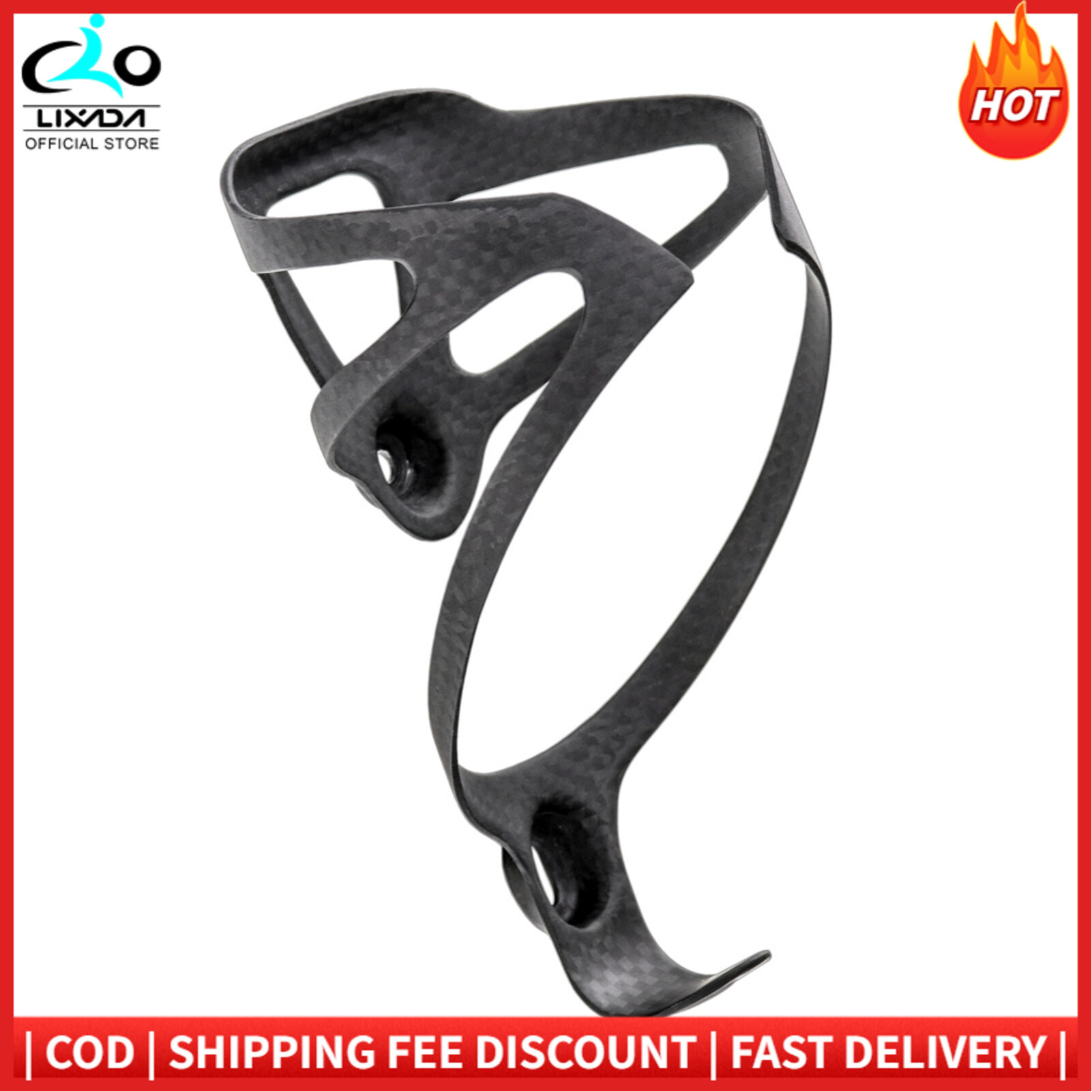 Ultra-Light Bike Water Bottle Cage Full Carbon Fiber Bicycle Bottle Holder for MTB Mountain Bike Road Bike