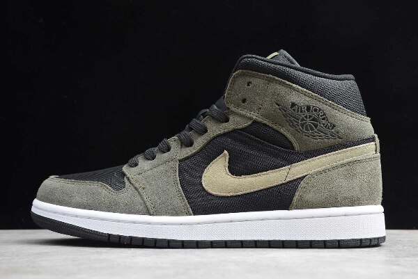 jordan 1 mid olive green