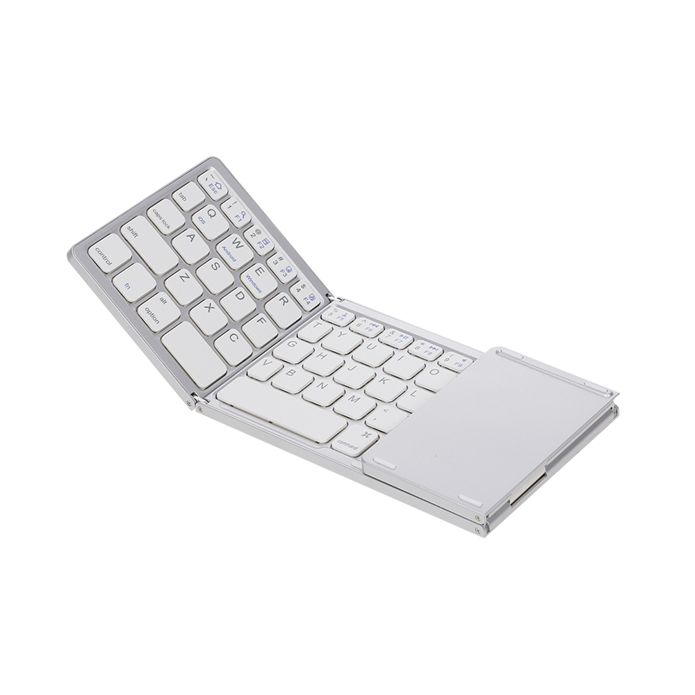 AJAZZ Bàn Phím Gấp Không Dây BT Bàn Phím BT Siêu Mỏng Cầm Tay, Với Touchpad Cho Windows/Android/IOS