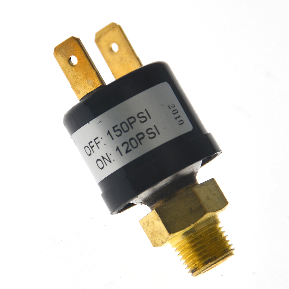 Van Công Tắc Điều Khiển Áp Suất Không Khí 120-150 PSI Cho Bình Nén Còi 12V