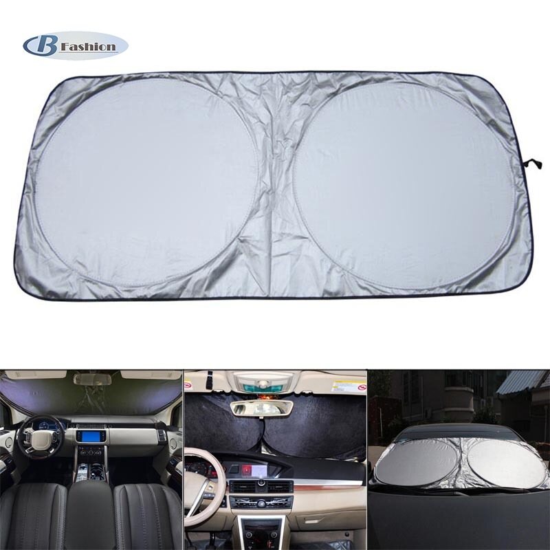 B-F Foldable Car Windshield Sunshade Large Front Window Visor Block Cover SUV Sun Shade