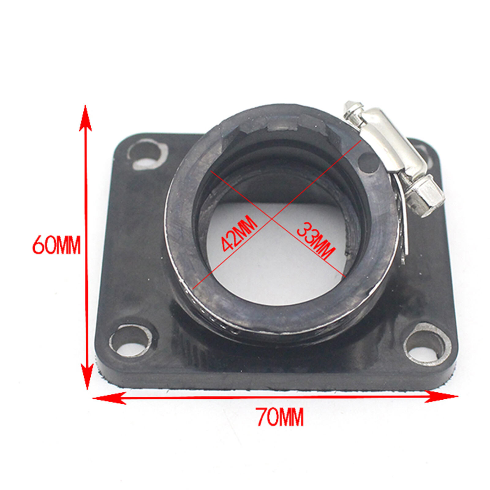 Yamarka Carburetor Interface Intake Manifold Adapter Joint For MX100