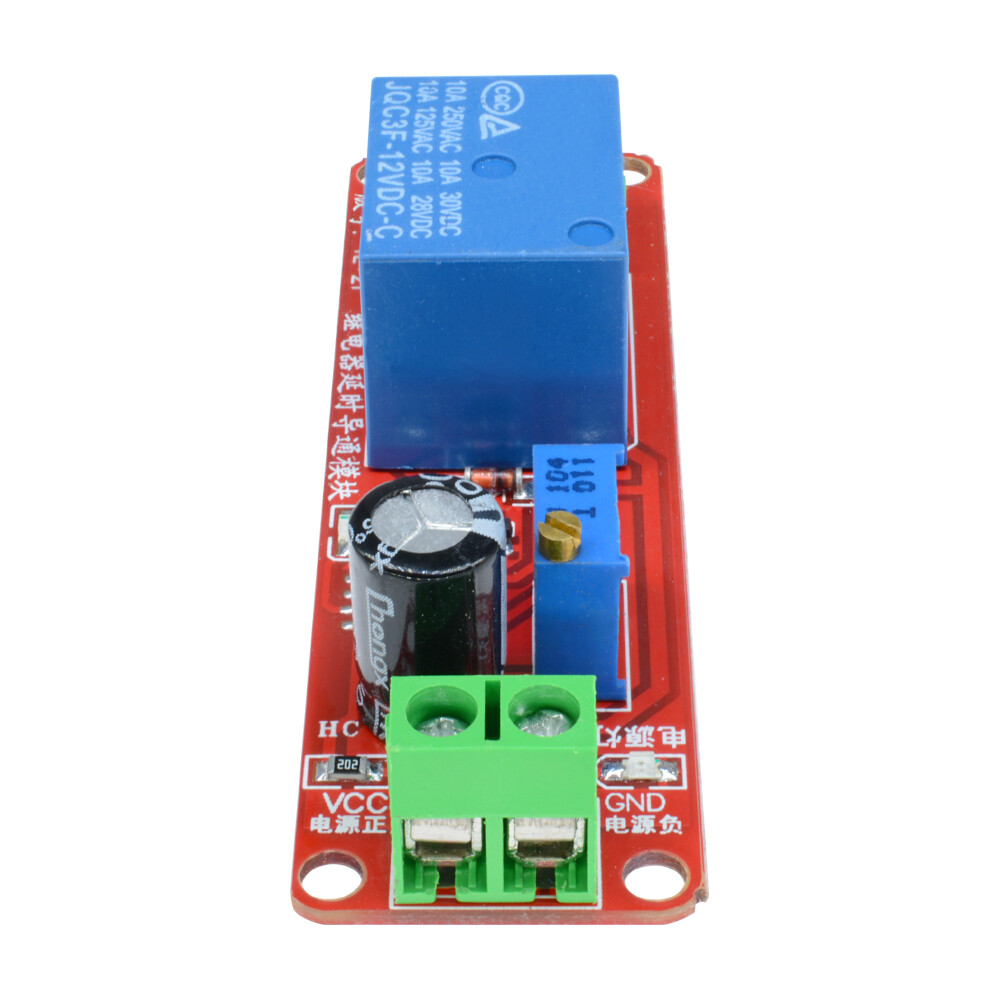 DM Mô-đun Công Tắc Rơ Le Hẹn Giờ Điều Chỉnh Độ Trễ  Chính Hãng Bộ Dao Động NE555 12V 0-10 Giây