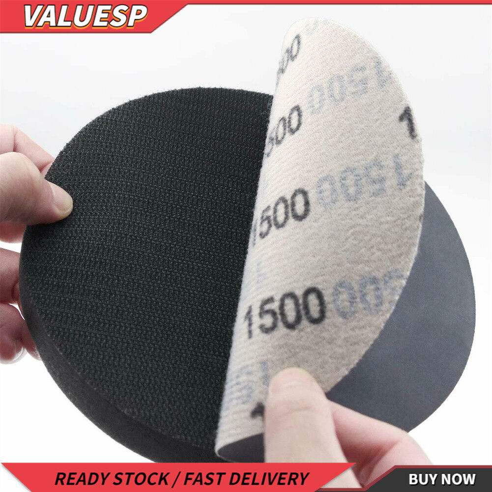 1pcs Buffering Pad 5/6/7 Inch Soft Sponge Interface Pad for Sanding Pads Hook And Loop Sanding Discs For Uneven Surface Polishing Power Tools Accessories