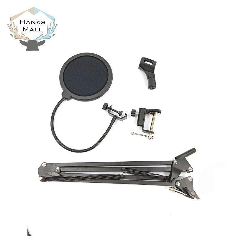 HK NB35 Micro Treo Bùng Nổ Giá Tay Kéo Có Mic Kẹp Lọc Gió Mặt Nạ Lá Chắn Có Chân Đế Kẹp Bộ