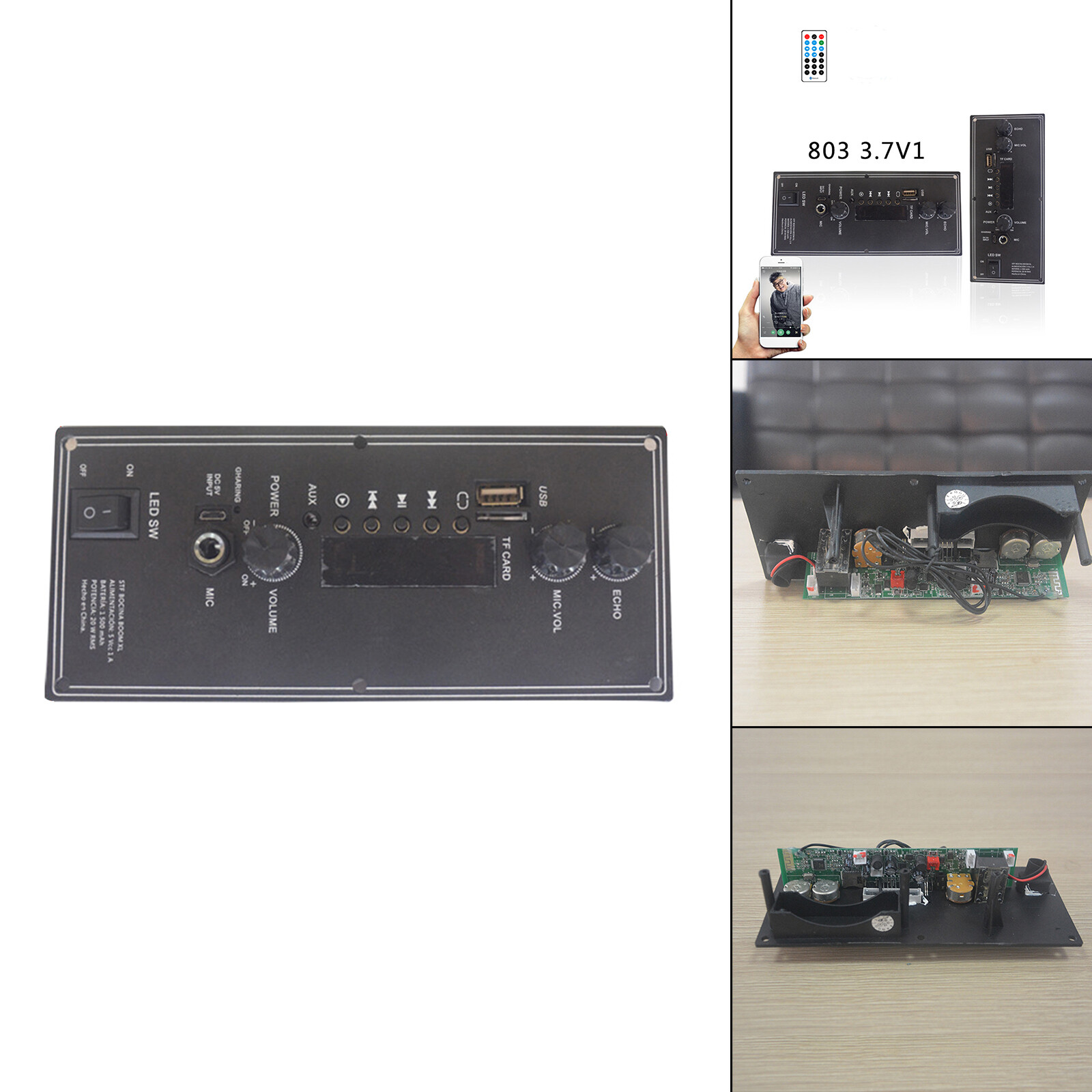 CCEarth Audio Amplifier Decoder Board MP3 FM TF Card Wireless for Vehicle Audio Accs