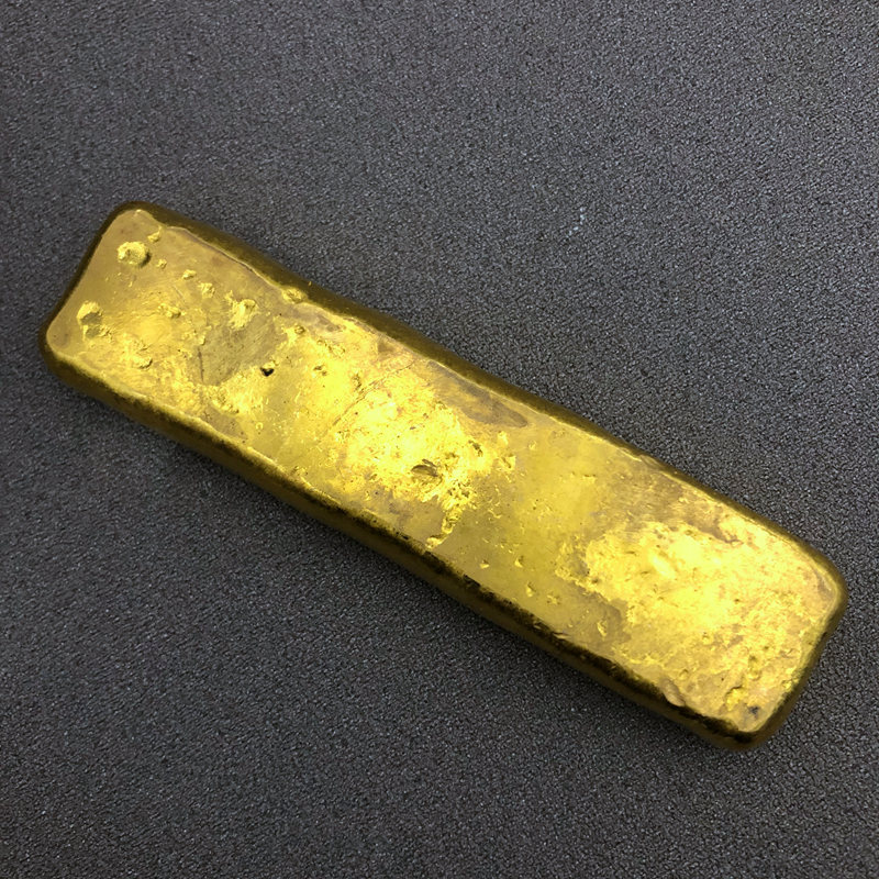 Ancient coins gold ingot ingots Jin Fengxiang foot biser gold coins retro Qianlong year ancient coins