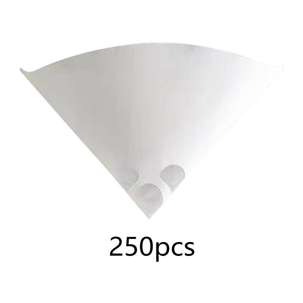 simhoa 250Pcs Paper Fine Paint Strainers Mesh Net Funnel Fine Paint Strainer Filter