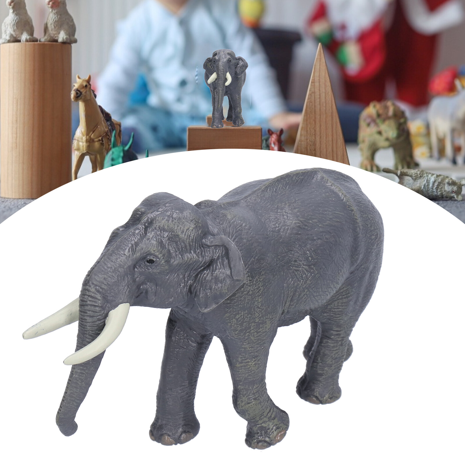 Elephant Model, Simulation Elephant Model Ornament Elephant Model Ornament for Home for School
