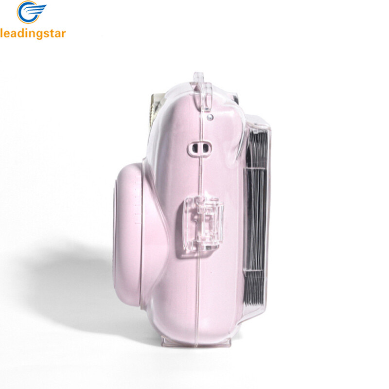 LeadingStar Fast Delivery Camera Case Scratch-Resistant Crystal Storage Protective Cover With Straps Sticker Compatible For Instax Mini 12