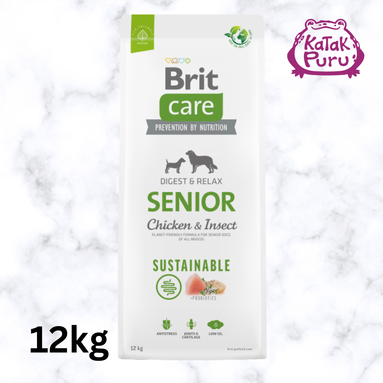 Brit care senior all breed lamb & clearance rice