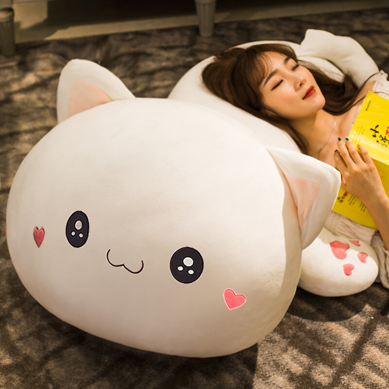 mochi peach cat plush