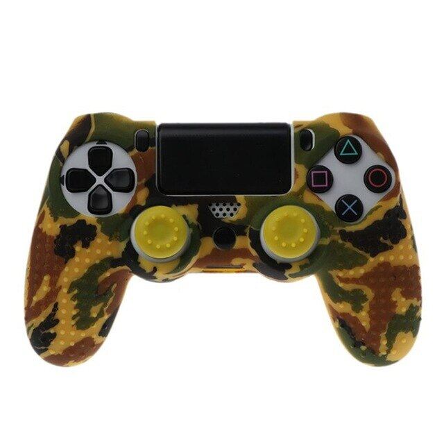 Soft Silicone Gel Skin Protective Rubber Cover Case For Playstation Ps4 Ps4 Slim Ps4 Pro Wireless Controller Gamepad Accessories