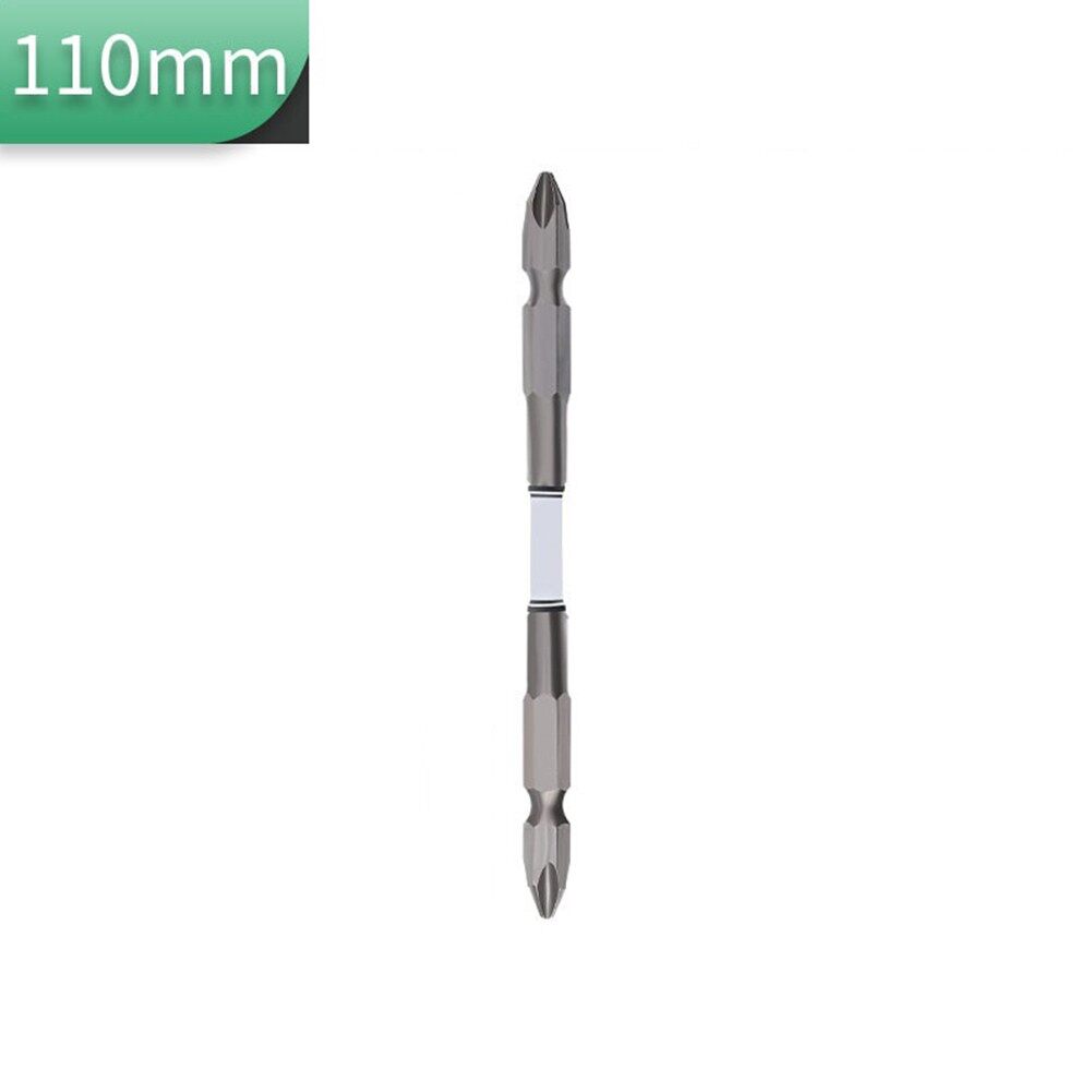 Toolstar 1pcs cross screwdriver bit double head ph2 1/4" hex shank impact screwdrivers bit 50-150mm