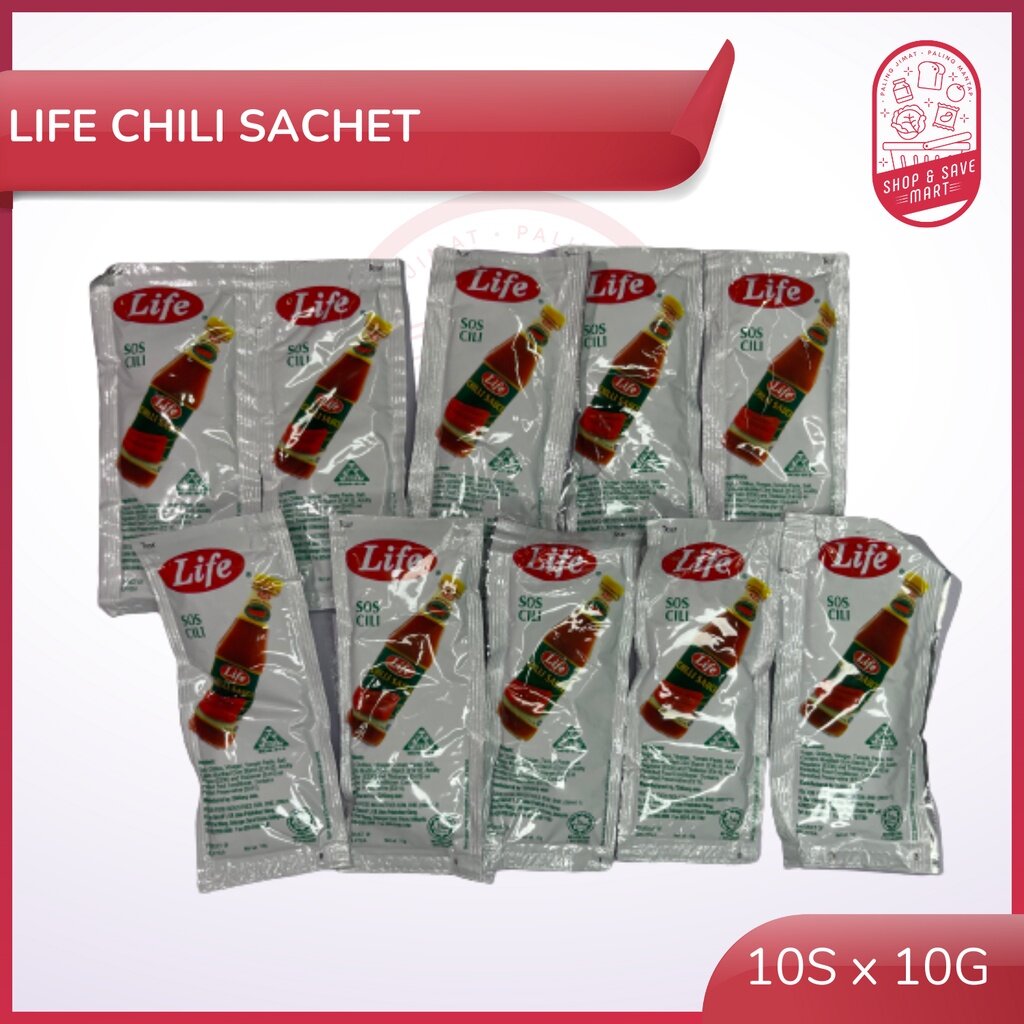 Life Chili Sauce Sachet Tomato Sauce Sachet G S X G Sos Cili Paket Kecil Sos Cili