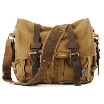 vintage army messenger bag