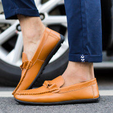 2017 New Men's Driving Shoes Four Color Carrefour Shoes Casual Shoes Ultra-light Outdoor Hiking Shoes Peas Shoes Lelaki