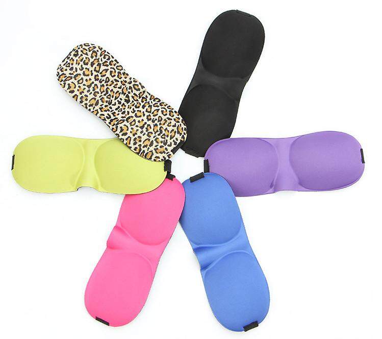 3 Pcs 3D Lembut Relaksasi Mata Tutup Spon Penutup Mata Masker Tidur Sponge Naungan Menutupi Seluruh Buta Lipat 3D Tidur Kacamata (Beberapa Warna untuk Pilihan) -Intl