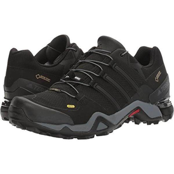 Adidas Adidas Sport Performa Pria TERREX Cepat R Daki Gunung Gore-tex Sneakers, Hitam Textile,-Internasional