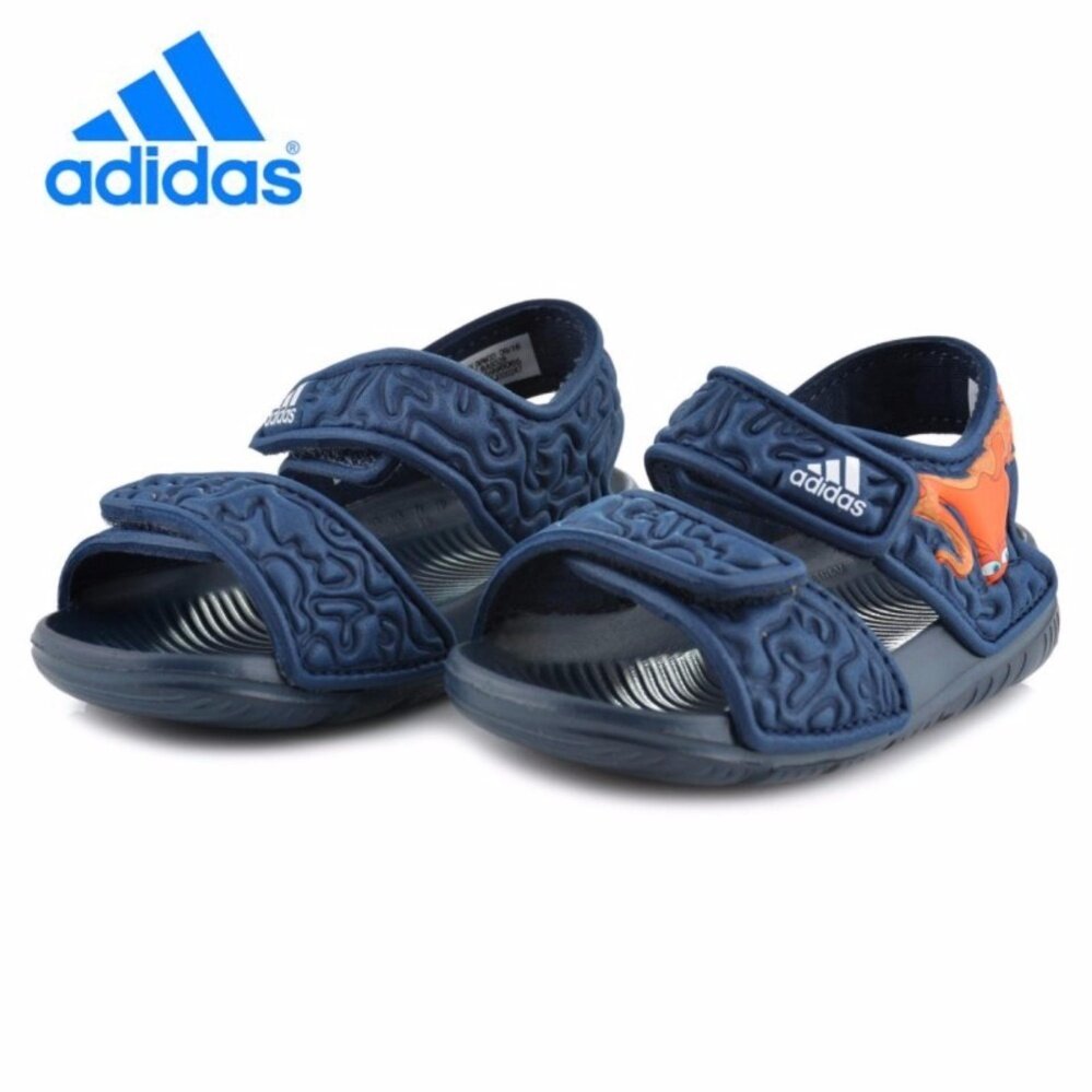 Adidas Bayi Anak-anak Renang Disney Hank Altaswim BA9328 Sandal Angkatan Laut-Internasional