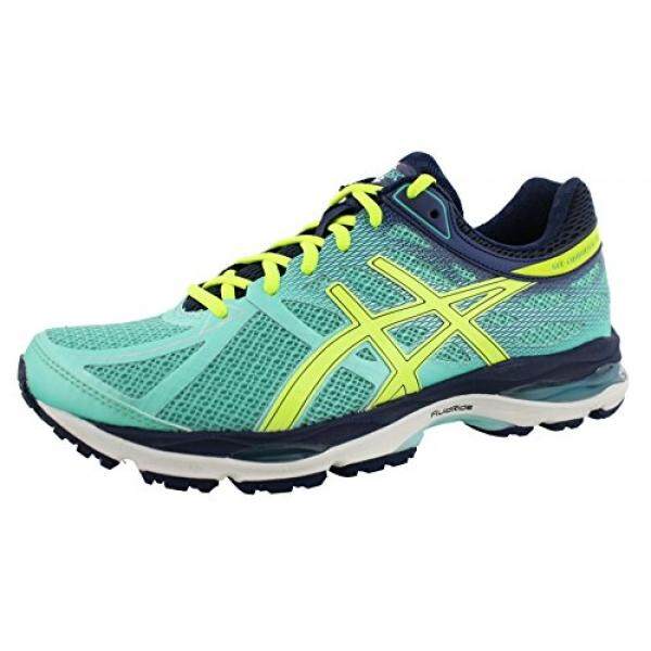 Asics Wanita GEL-Cumulus 17 Lari Shoe, Aqua Mint/Kuning Kuning/Angkatan Laut, 6 M Kami-Internasional