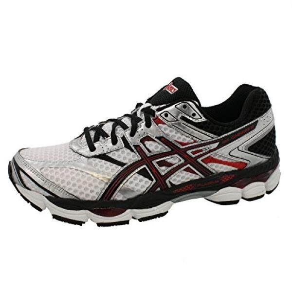 ASICS Mens Gel-Cumulus 16 Running Shoe,White/Black/Red,15 M US - intl