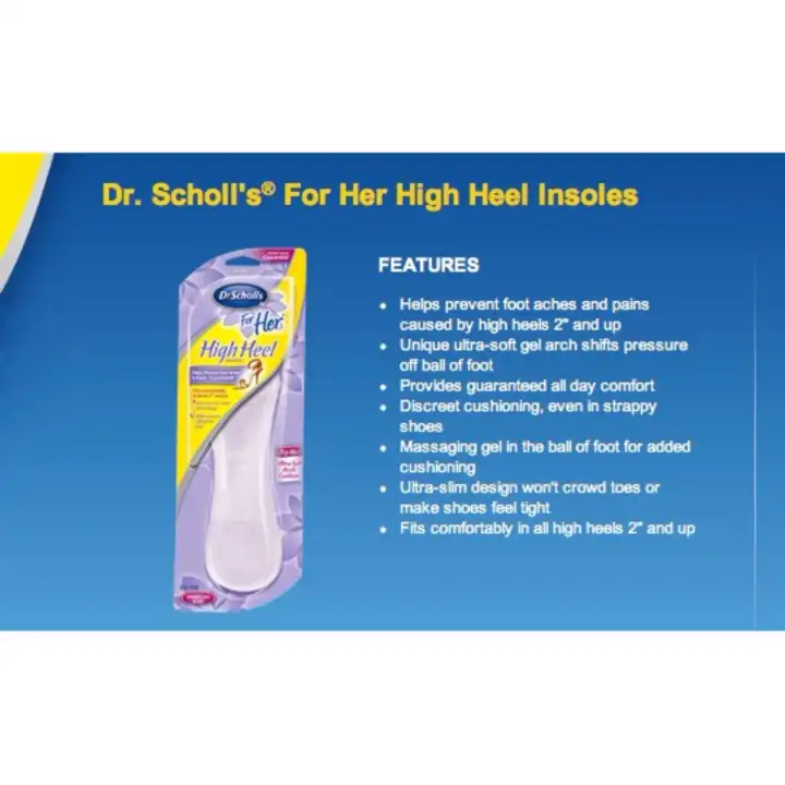 dr scholl's for her high heel insoles