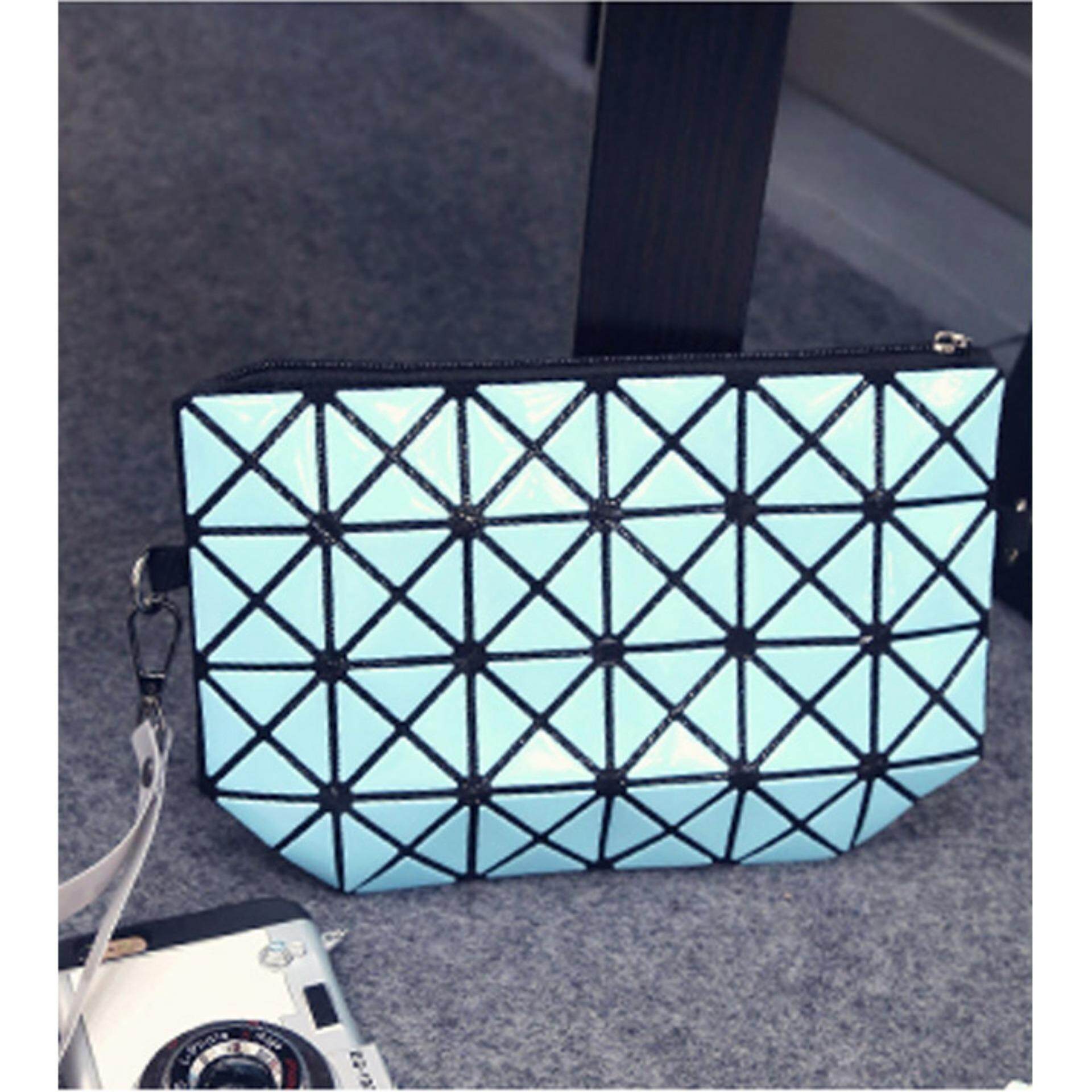 Harga Terbaik Desain Khusus Murah Kisi Yang Indah Bahan PU Kualitas Tas Tangan Dompet Koin-Internasional