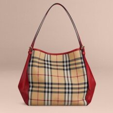 Burberry Women Bags Price In Malaysia Best Malaysia Burberry Small Canter In Horseferry Check And Leather Parade Red