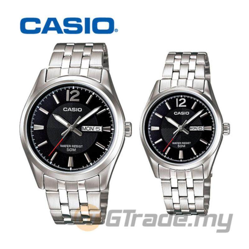 CASIO STANDARD MTP-1335D-1AV & LTP-1335D-1AV Analog Couple Watch Malaysia
