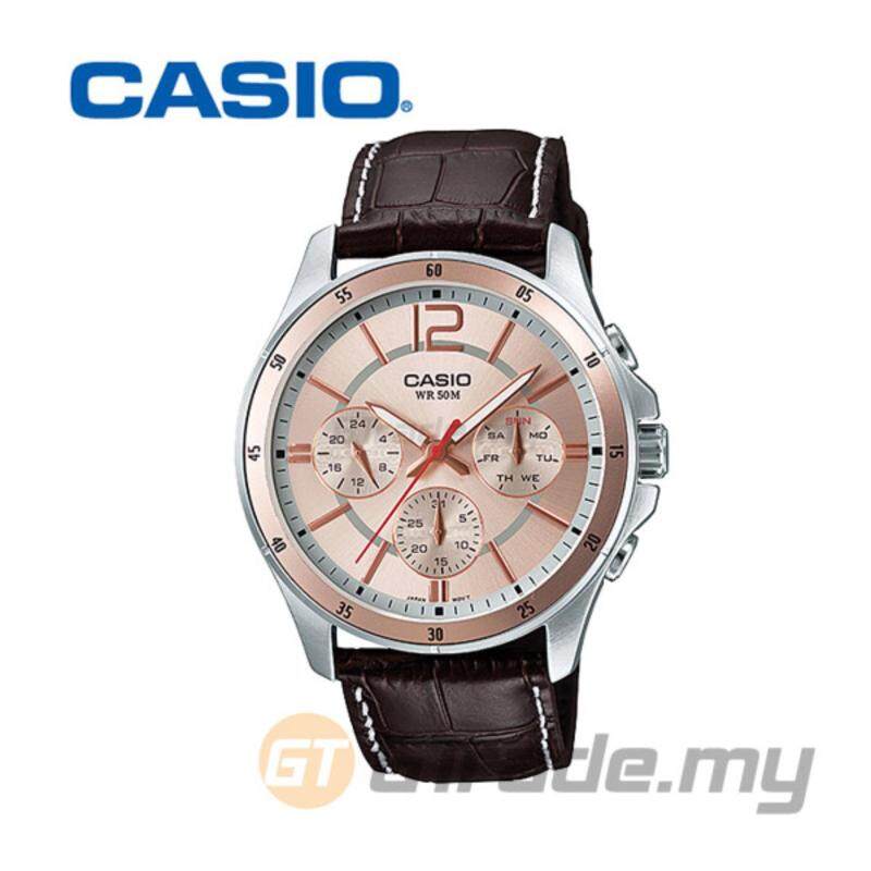 CASIO STANDARD MTP-1374L-9AV Analog Mens Watch Date Day Display Malaysia